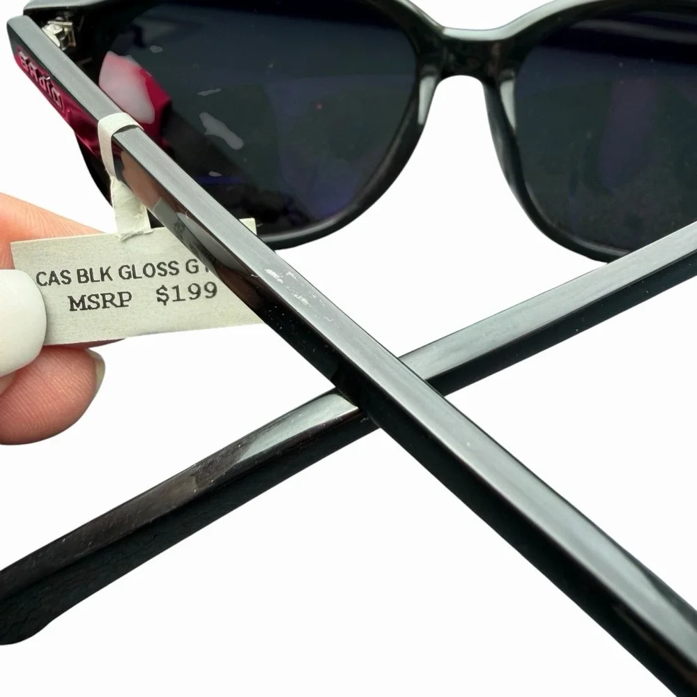 Bajio Black Gloss Casuarina Sunglasses New Without Case